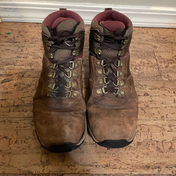 Timberland Norwood Waterproof Brown Leather Outdoor Hiking Boots Womens 9 - Picture 3 of 7